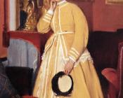 埃德加 德加 : Portrait of Therese De Gas, The Artist Sister